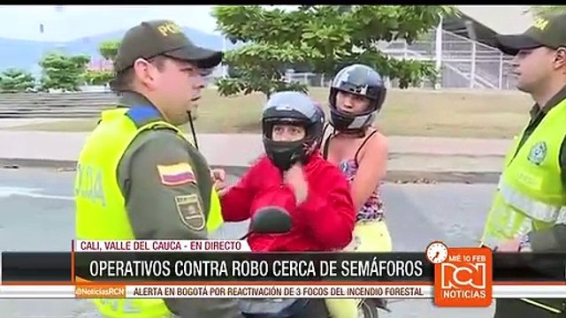 Policía realiza operativos y campañas contra el hurto en semáforos de Cali
