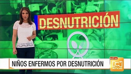 Preocupación por niños enfermos por desnutrición en Chocó
