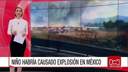 Un niño habría causado explosión en el mercado de pirotecnia en México