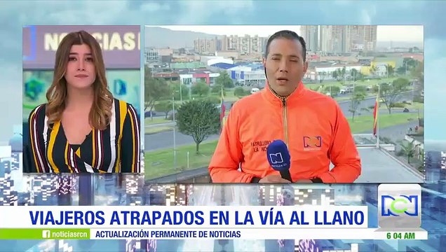 Miles de viajeros permanecen atrapados por cierre de vía Bogotá-Villavicencio