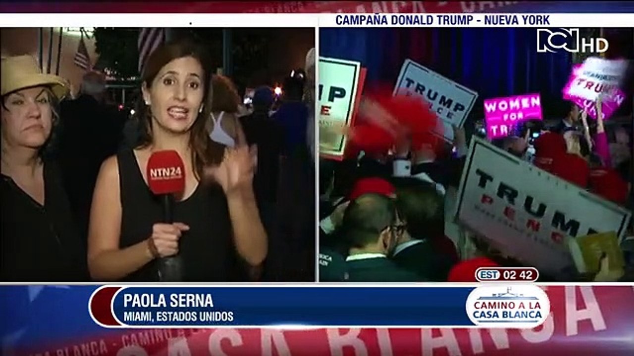 La Pequeña Habana reaccionó ante el triunfo de Donald Trump en las elecciones presidenciales