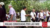 Farc inician vigilias para conseguir respaldo a los acuerdos de La Habana