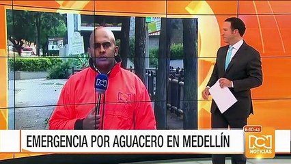 Emergencia en Medellín por fuerte aguacero