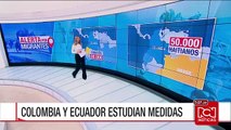 Autoridades denuncian la presencia de miles de migrantes en la frontera con Ecuador
