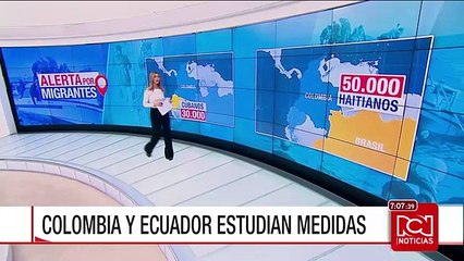 Autoridades denuncian la presencia de miles de migrantes en la frontera con Ecuador