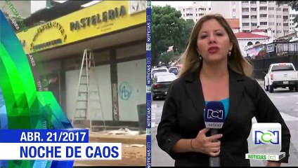 Noche de caos en Venezuela