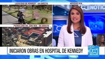 Sobrevuelo por las obras de ampliación del Hospital de Kennedy en Bogotá