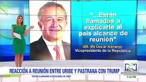 Reacciones del Gobierno a reunión entre Uribe y Pastrana con Trump