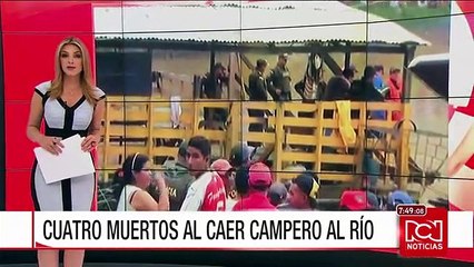 Cuatro personas murieron en accidente en el río Sinú, Córdoba