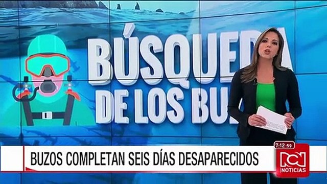 Se completan seis días de búsqueda de los buzos desaparecidos en el océano Pacífico