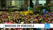 Multitudinarias marchas exigen respetar la democracia en Venezuela