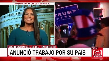 En tono conciliador, Trump llamó a la unión del pueblo americano