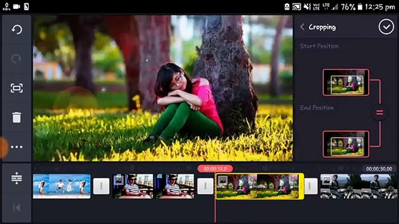 How to create a BRUSH STROKE TRANSITION in KineMaster _ KineMaster