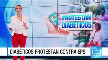 En varias ciudades hubo protestas de pacientes con diabetes