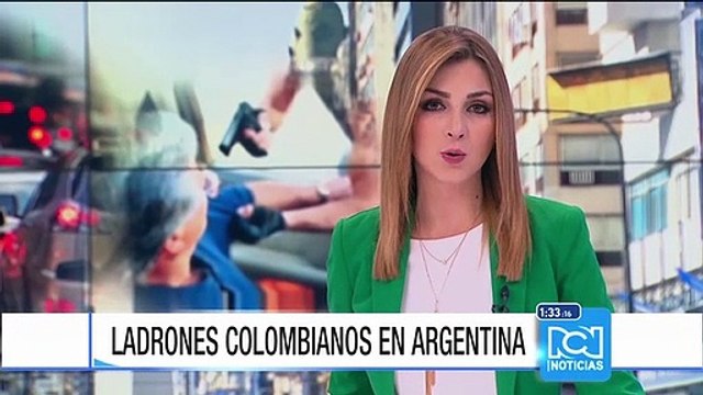 Ladrones colombianos delinquen en Buenos Aires, Argentina