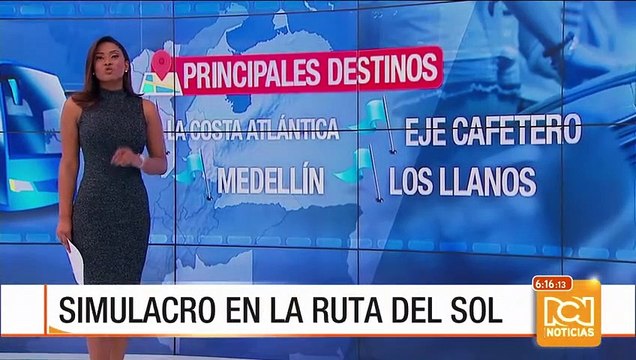 Autoridades realizan simulacros de emergencia en carreteras del país para medir reacción de grupos de rescate