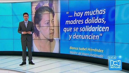 Familiares de joven asesinado en Bogotá piden a la ciudadanía denunciar fleteos