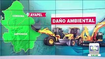 Minería ilegal: el daño ambiental que dejan los mineros ilegales en Ayapel