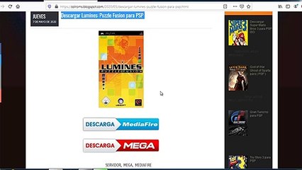 Lumines Puzzle Fusion para PSP
