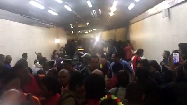 Fuertes lluvias provocaron la inundación de la estación Ricaurte de Transmilenio