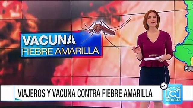 Autoridades recomiendan vacunarse contra la fiebre amarilla