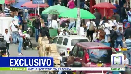 Así fue desarticulada la banda la pluma en Bogotá