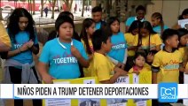 Hijos de indocumentados pedirán a Trump que detenga deportaciones