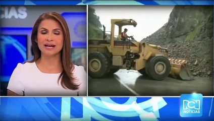 Derrumbe bloquea vía Panamericana en el sector de Yotoco, Valle del Cauca