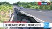 Vías ubicadas en zona de sismo en Ecuador sufrieron grandes daños