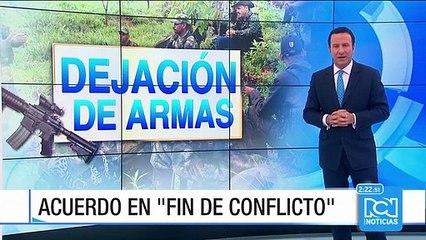 La dejación de las armas por parte de las Farc se hará en tres fases