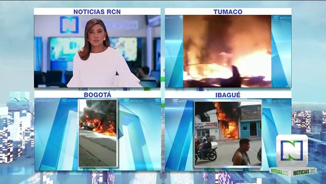 Tres graves incendios se registraron en distintas regiones del país, tres personas murieron