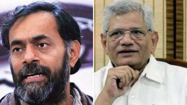 Nonstop: Police names Yechury, Yogendra Yadav in Delhi riots