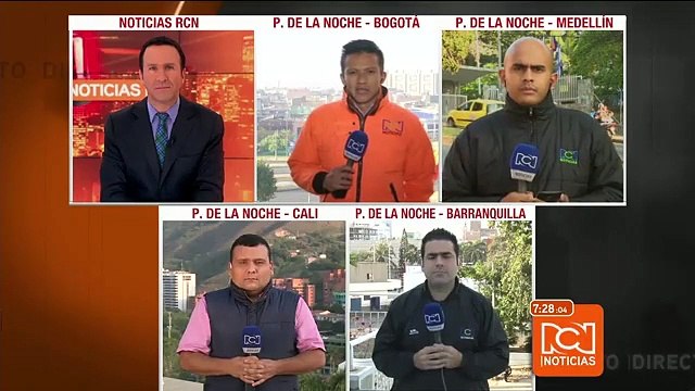 Accidentes de tránsito en Bogotá dejaron seis heridos y un peatón muerto