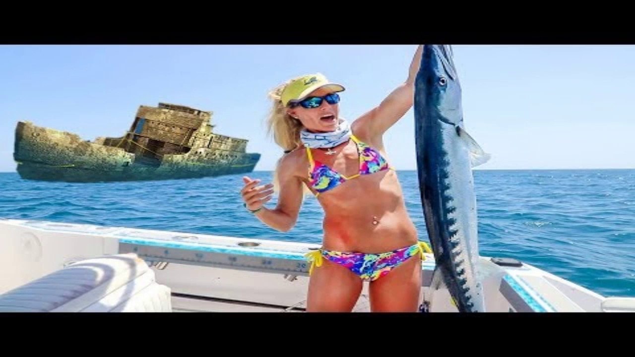 FOUND Massive Fish on a 320' Sunken Freighter