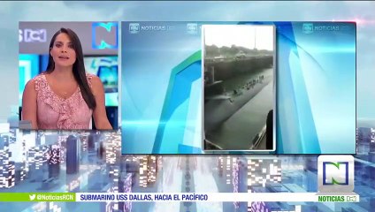 Submarino de ataque nuclear de EE.UU. se desplazó por el canal de Panamá