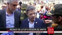 Rechazan declaración de Santos sobre publicación de videos de seguridad