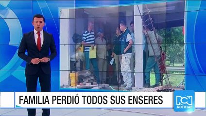 Una casa se desplomó en Buga (Valle) por el desbordamiento de una quebrada