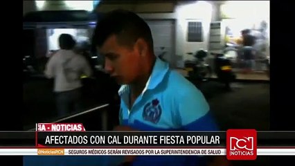 Cerca de 50 personas afectadas por lanzar estuco en vez de harina durante celebración