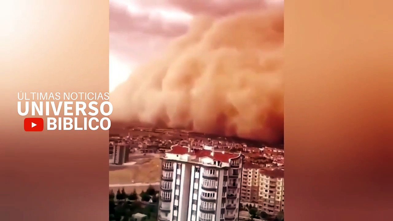 IMPACTANTE TORMENTA DE ARENA EN TURQUÍA 12 DE SEPTIEMBRE 2020