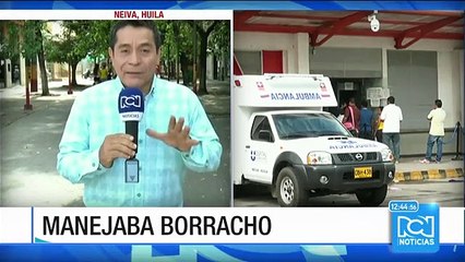 Funcionario de Rivera, Huila, se accidentó cuando conducía bajo los efectos del alcohol