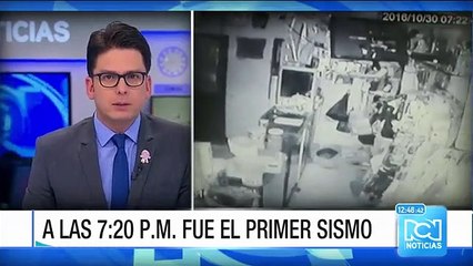 En video quedó registrado efecto de sismo que sacudió al país el día domingo