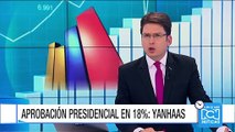 Encuesta revela que aprobación de gestión del presidente Santos subió a 18 %
