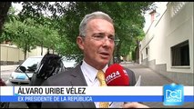 Expresidente Uribe se refirió a la posibilidad de un debate sobre el plebiscito por la paz
