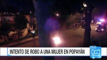 Habitantes de Popayán quemaron una moto de dos presuntos ladrones