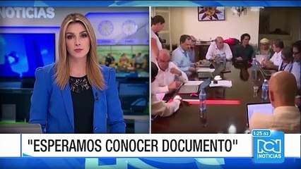 "Esperamos conocer el nuevo documento": Carlos Holmes Trujillo