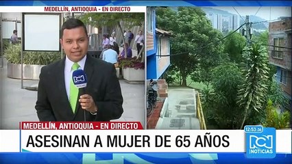 Indignación por asesinato de mujer de la tercera edad en Medellín