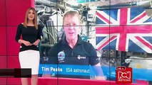 La reina Isabel de Inglaterra recibió un mensaje desde el espacio