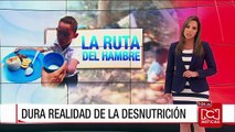 La ruta del hambre: difícil recuperación de niña indígena de año y medio que pesaba 4 kilos