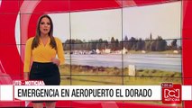 Emergencia en aeropuerto El Dorado por avión boliviano que se salió de la pista