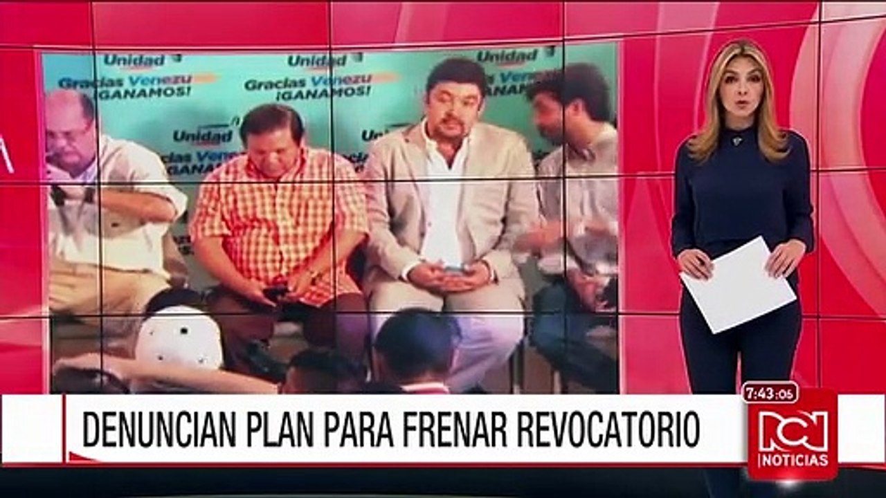 Oposición venezolana denuncia plan para frenar referendo revocatorio contra Maduro
